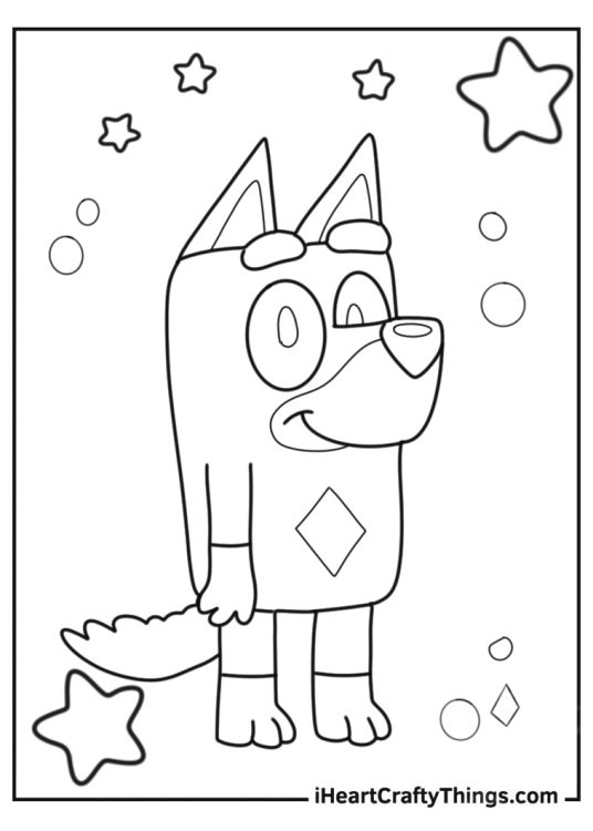Rusty Coloring Sheet For Kids