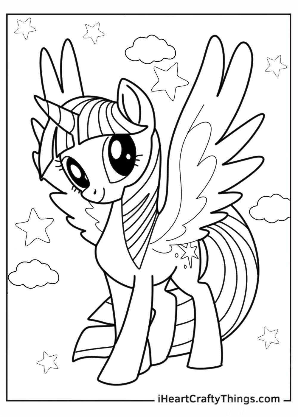 Smiling Twilight Sparkle from My Little Pony