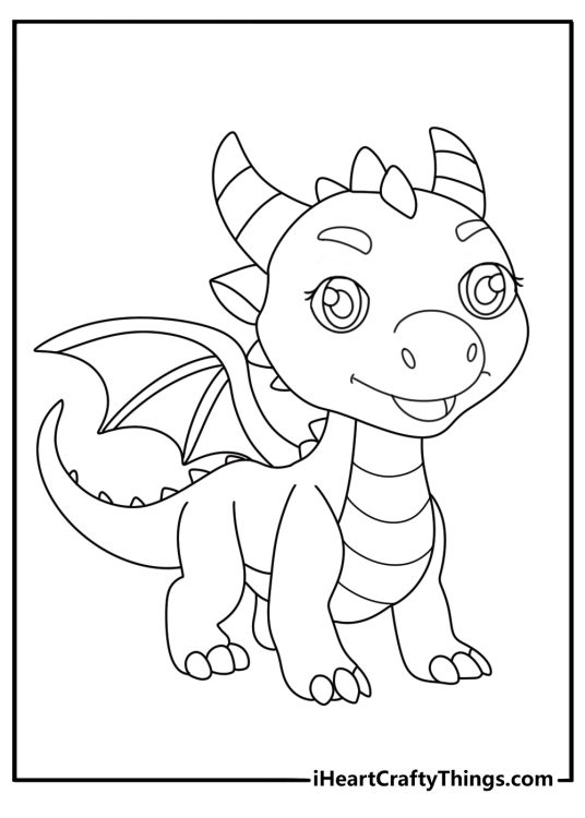 chibi fantasy creature coloring printable