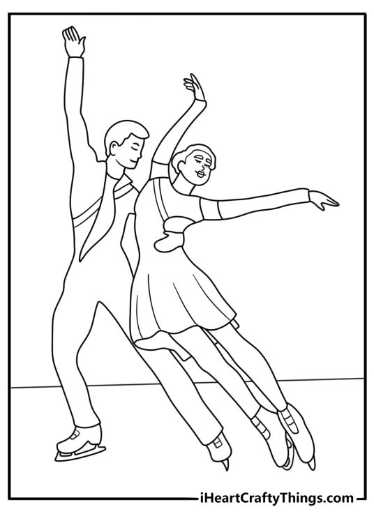 dance competition coloring page