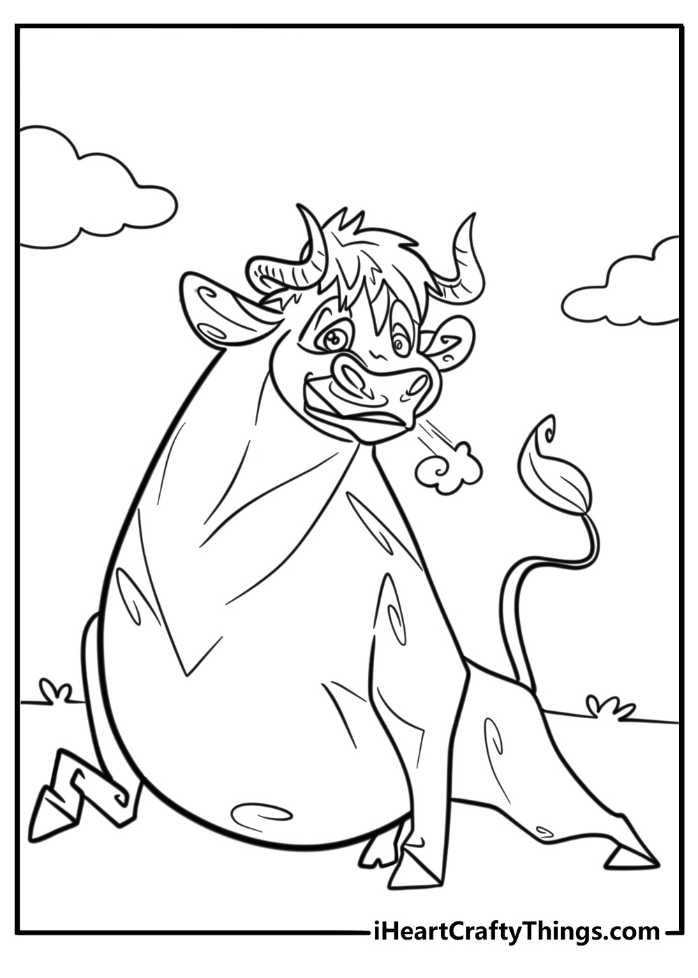 Ferdinand the bull coloring pages