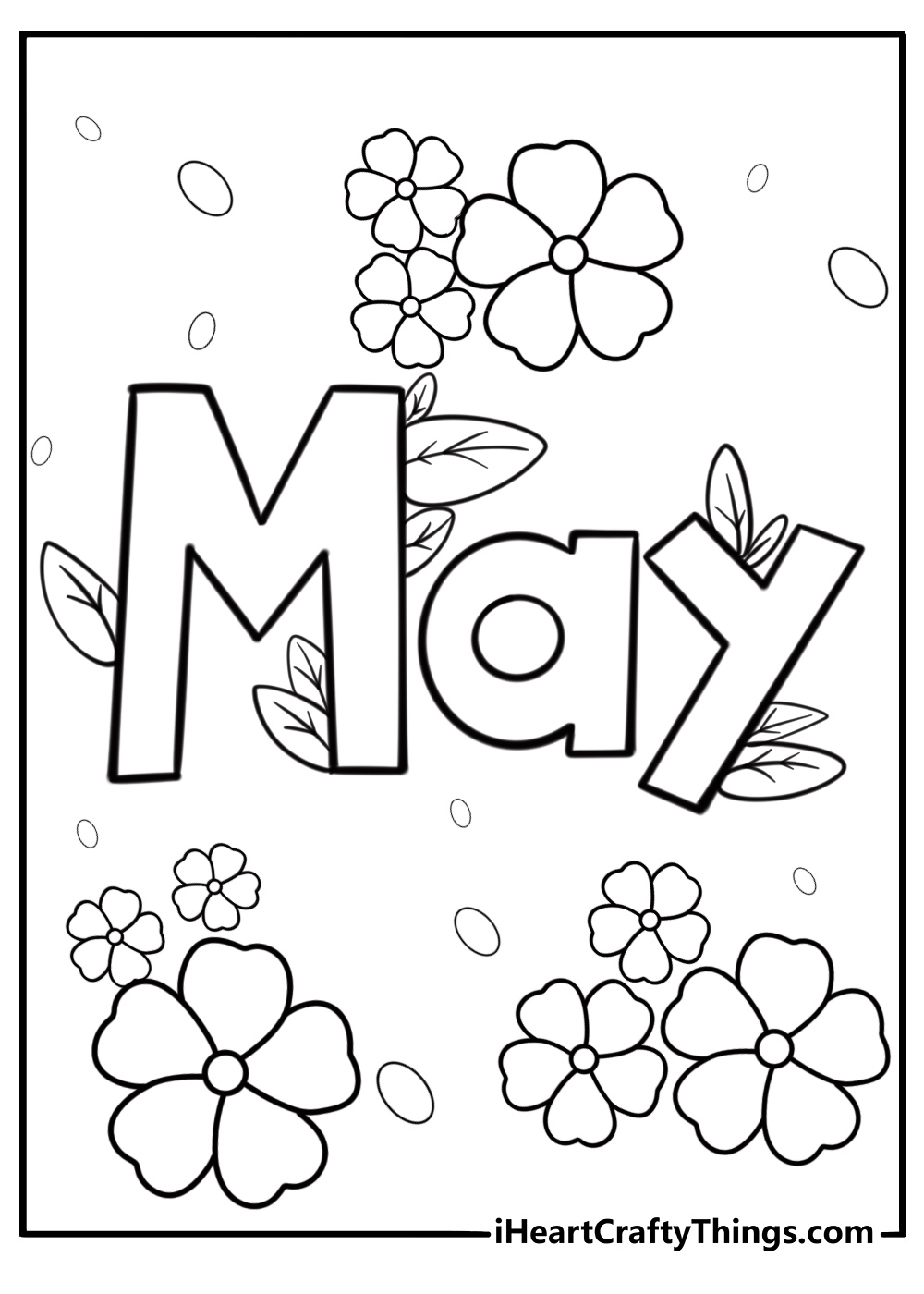 May coloring pages