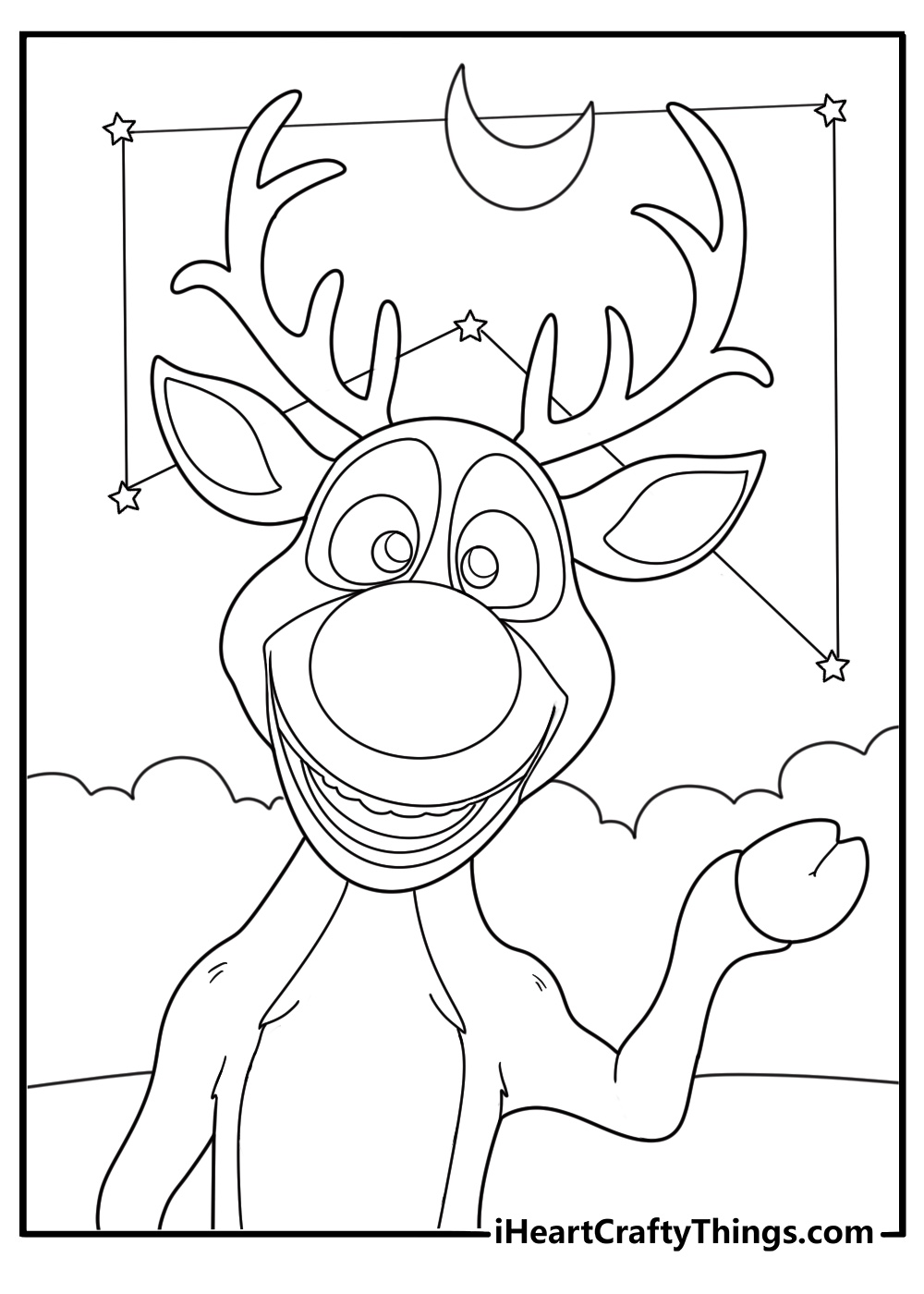 30+ Rudolph Coloring Pages To Print For Free