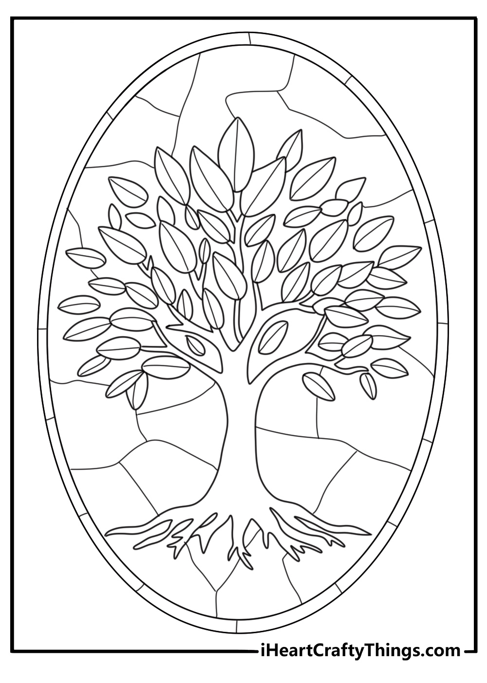 Stained Glass Pages: 50 Free PDF Printables For Kids