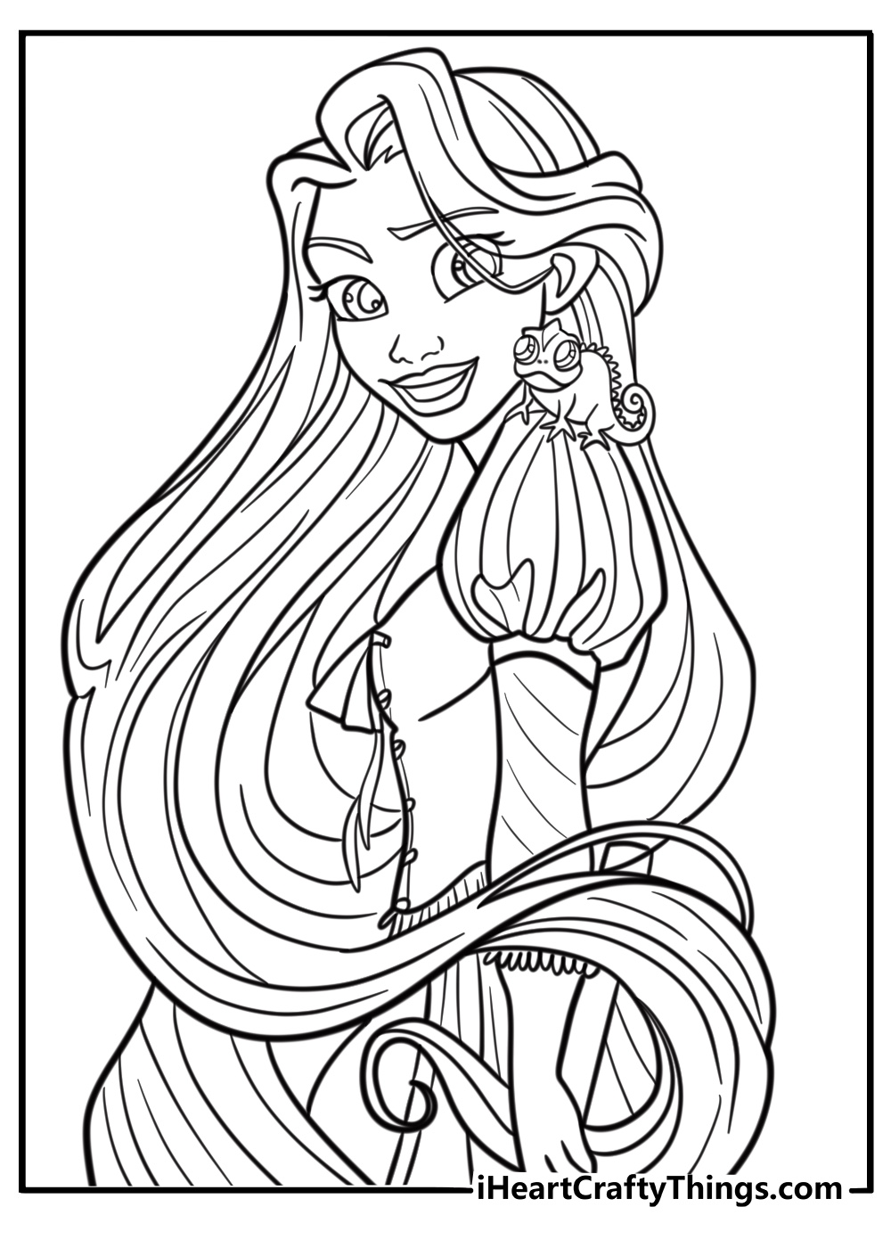 Tangled coloring pages