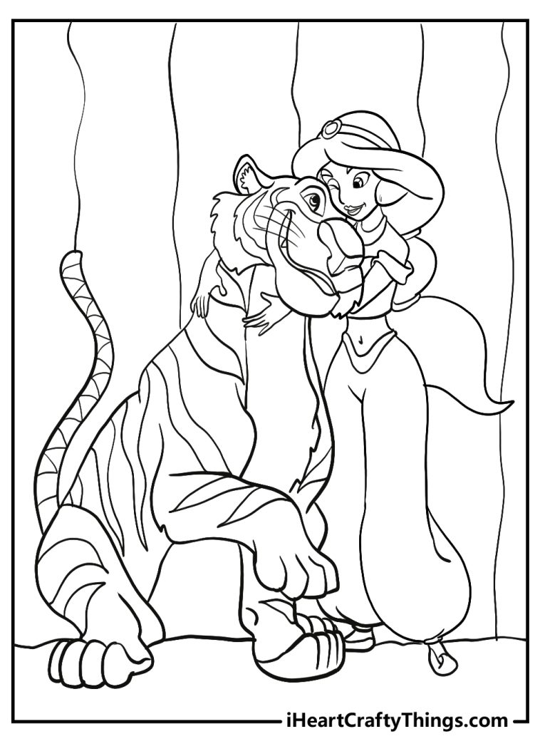 35 Aladdin Coloring Pages (100 Free Printables)