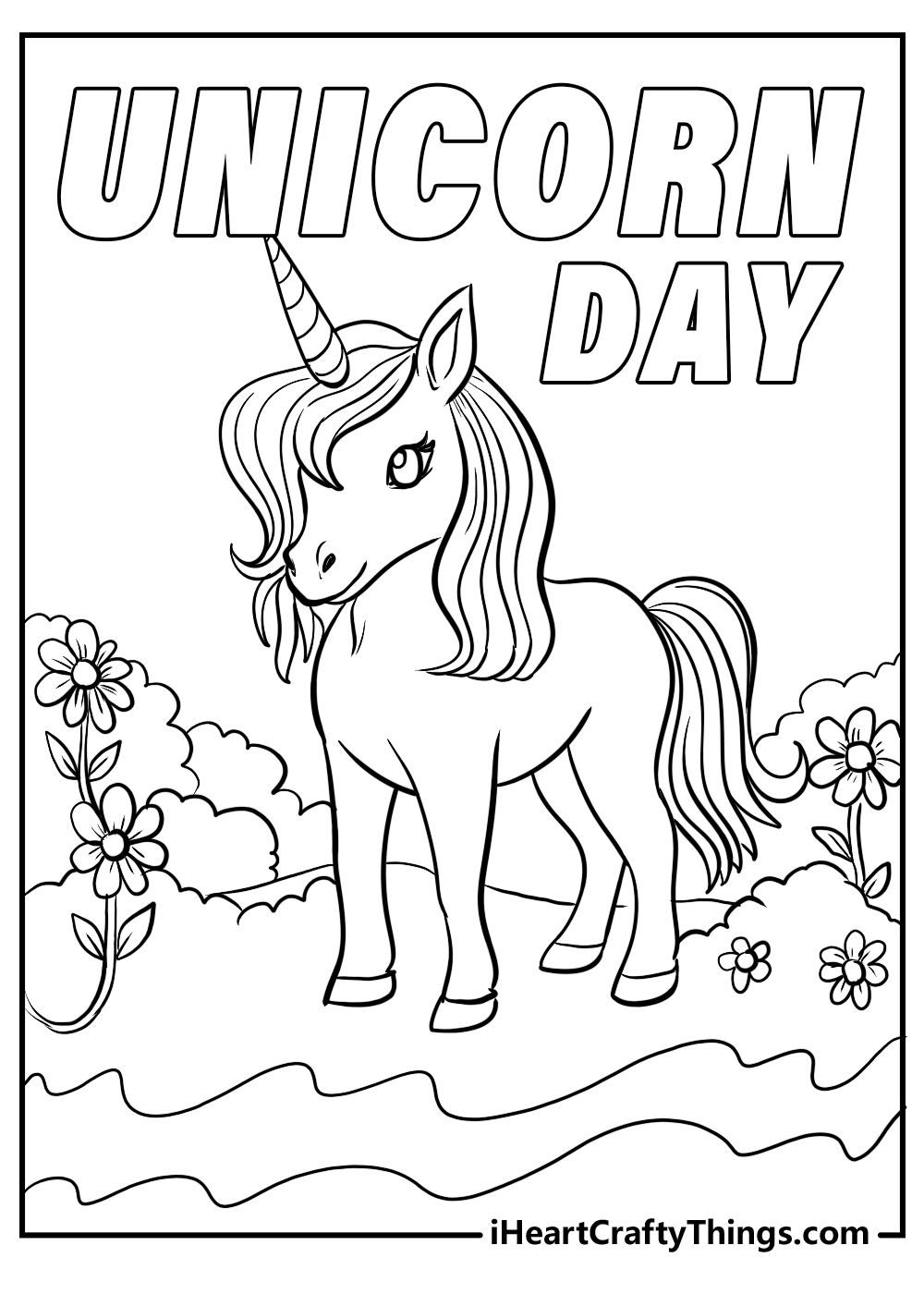 Digital Download • April Coloring Pages