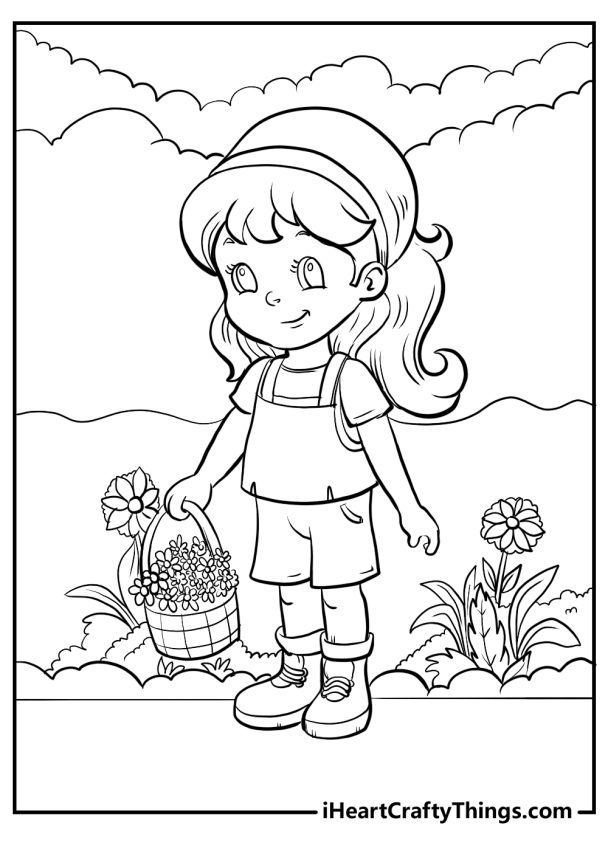 Printable April Coloring Pages (Updated 2024)