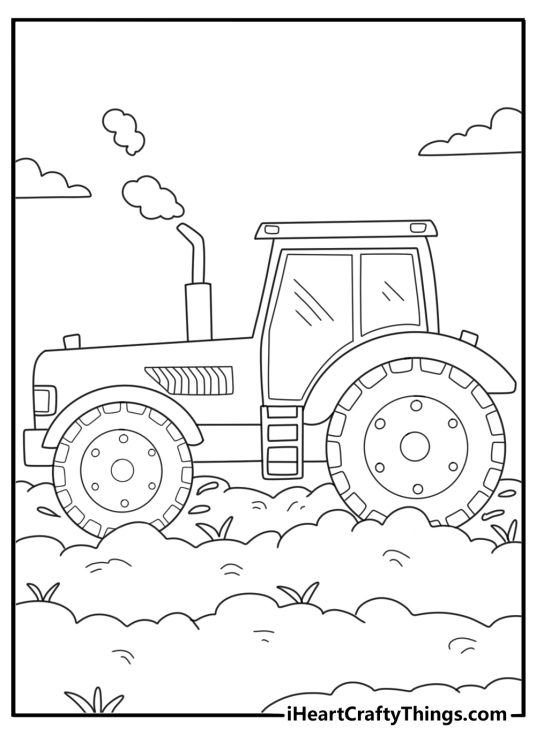 Tractor Coloring Pages