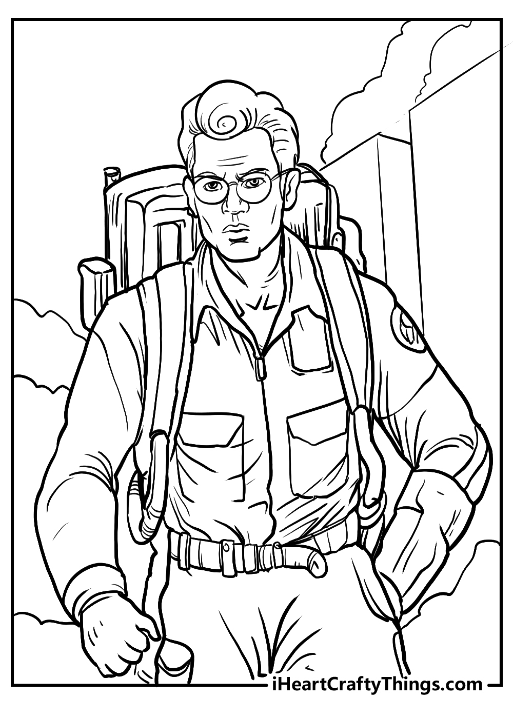 cartoon ghostbusters coloring pages