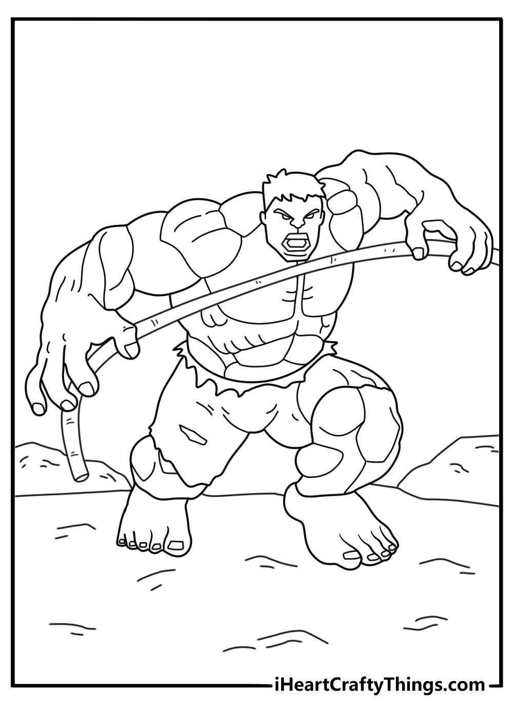 The Incredible Hulk Coloring Pages (60 Free PDF Printables)