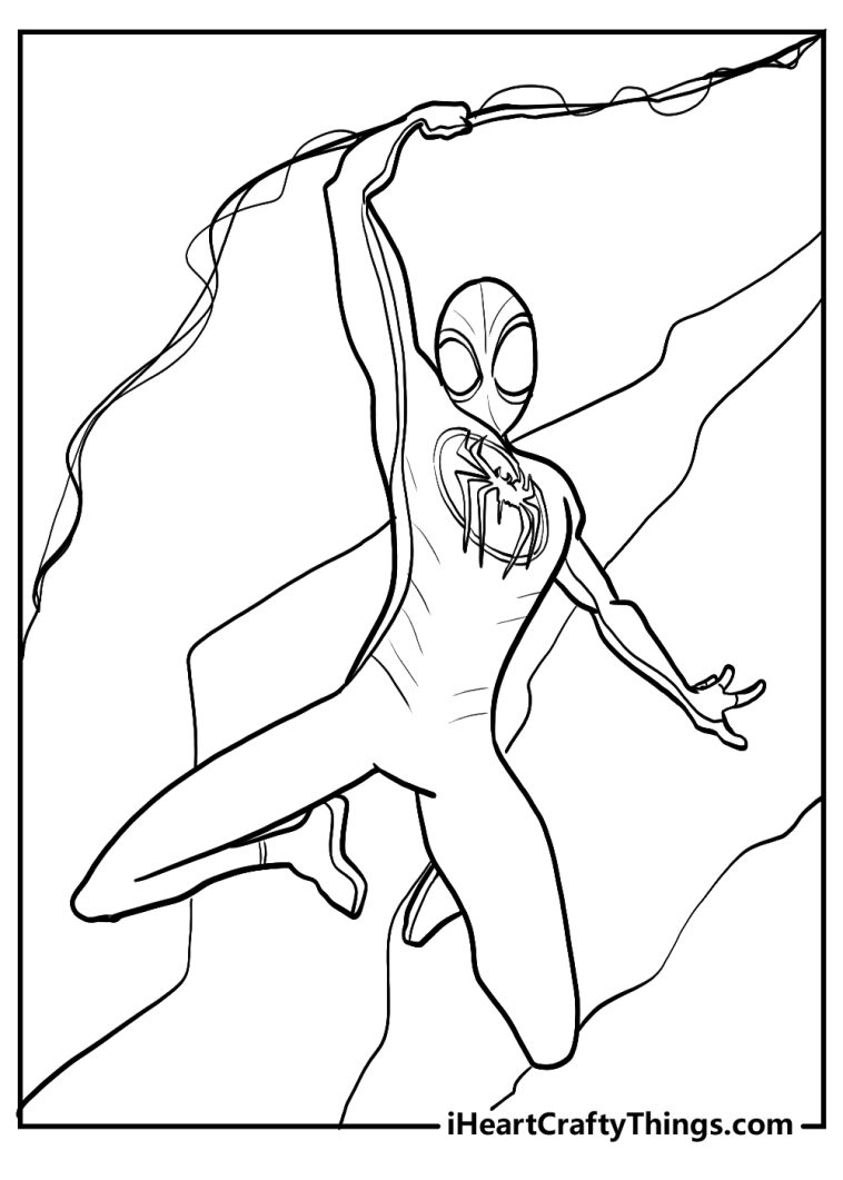 Printable Miles Morales Coloring Pages (Updated 2024)