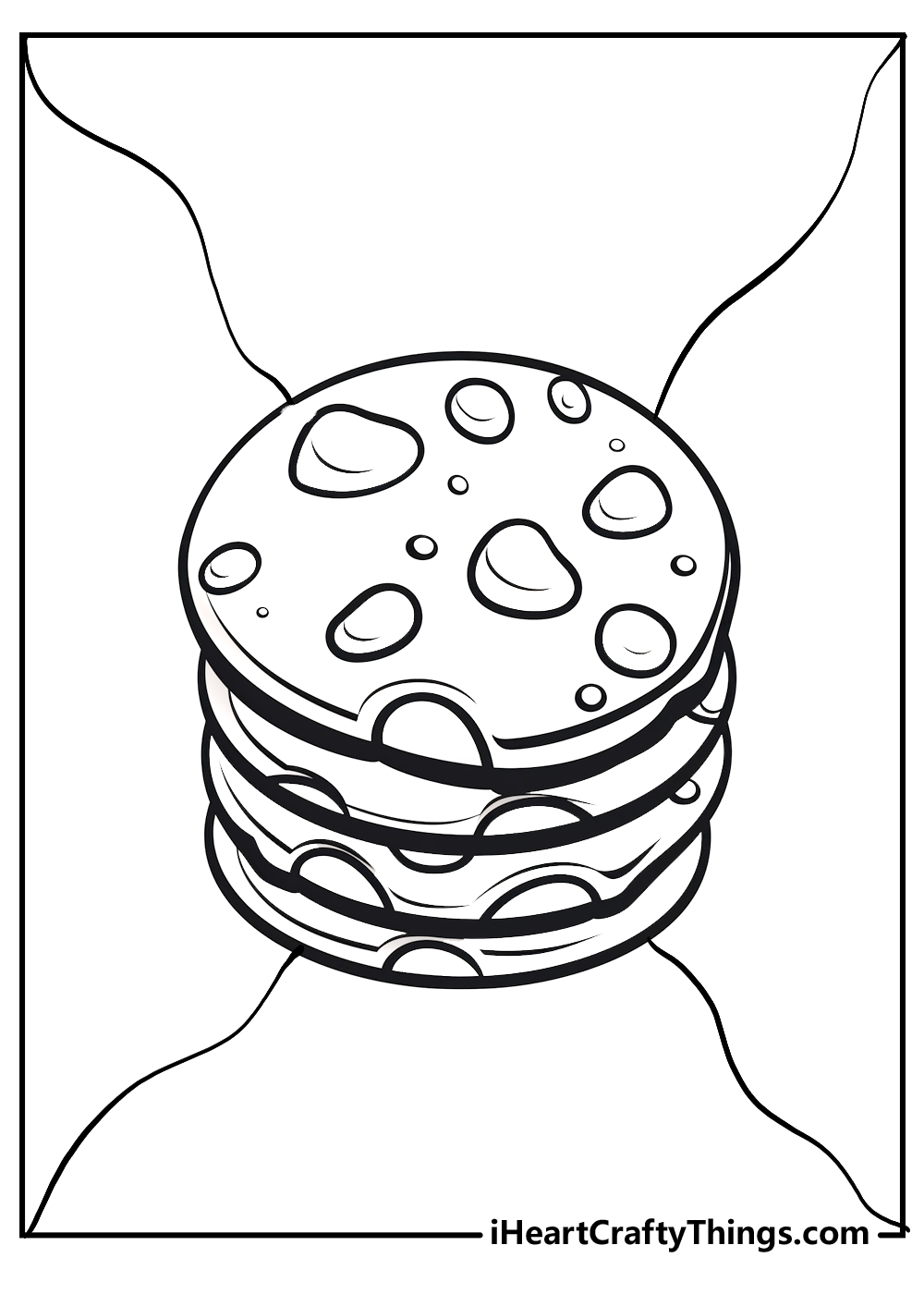 cookies coloring printable for children