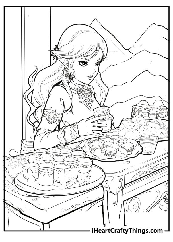 15 Legend Of Zelda Coloring Pages (100% Free PDF Printables)