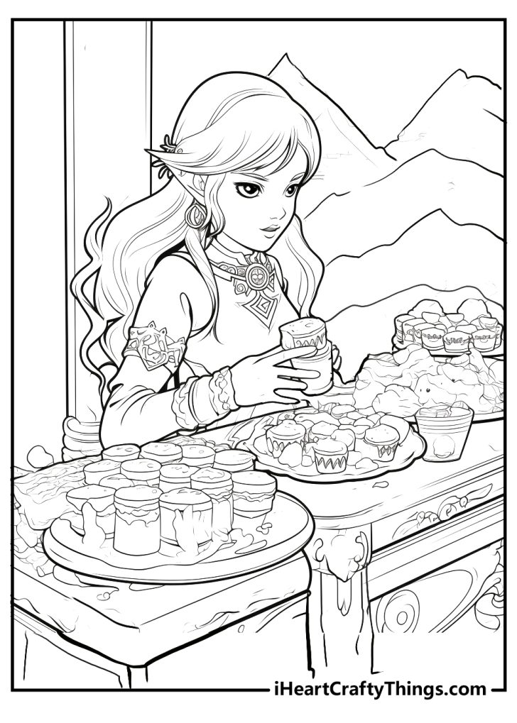 15 Legend Of Zelda Coloring Pages (100% Free PDF Printables)