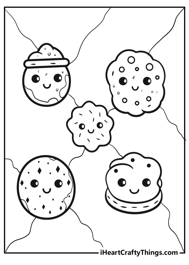 15 Cookies Coloring Pages: 100% Free PDF To Download & Print