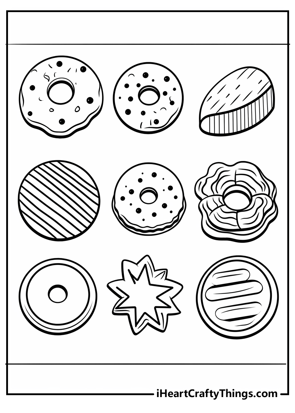 cookies coloring book