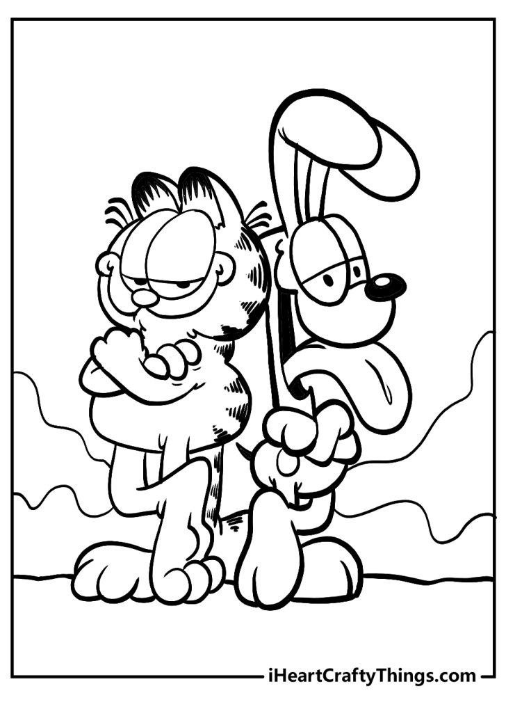 Printable Garfield Coloring Pages (Updated 2024)