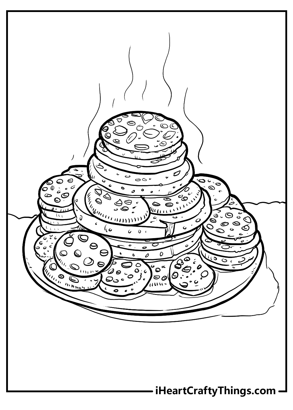 cookies coloring pages