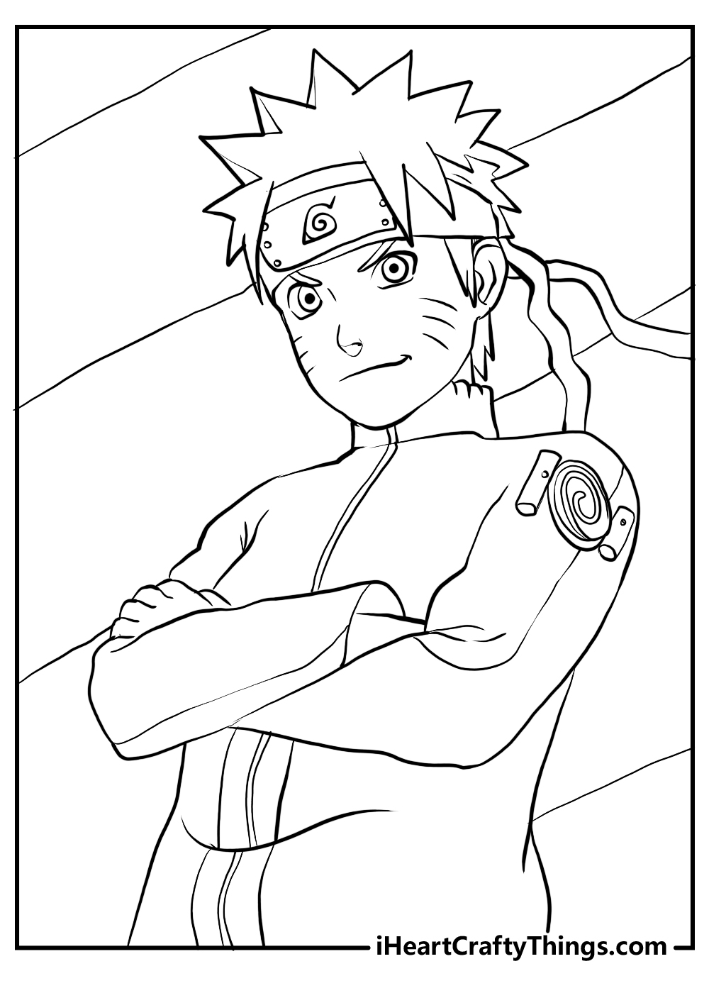 Naruto color page - Fun coloring pages for kids to print