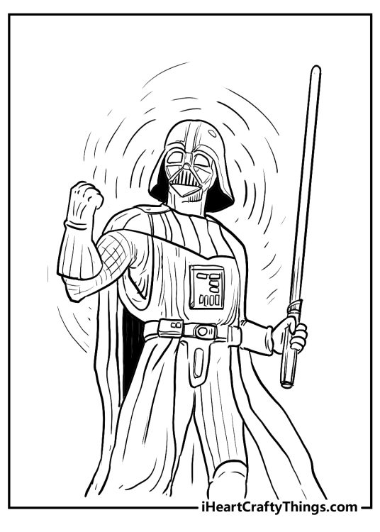 Printable Darth Vader Coloring Pages (Updated 2024)