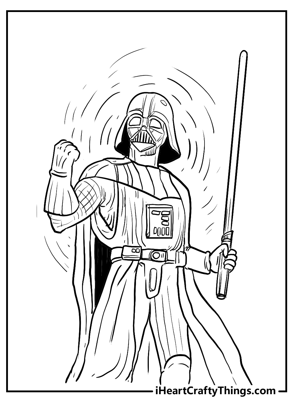 star wars darth vader coloring pages