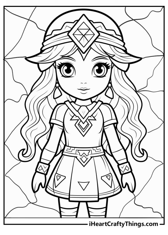 Zelda Coloring Pages