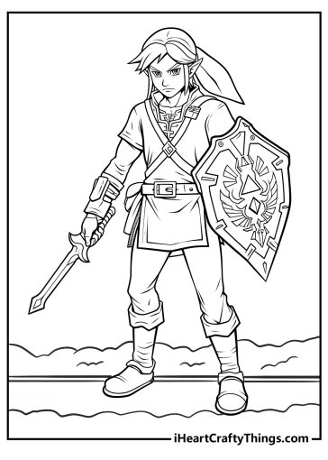 Printable Zelda Coloring Pages (Updated 2024)