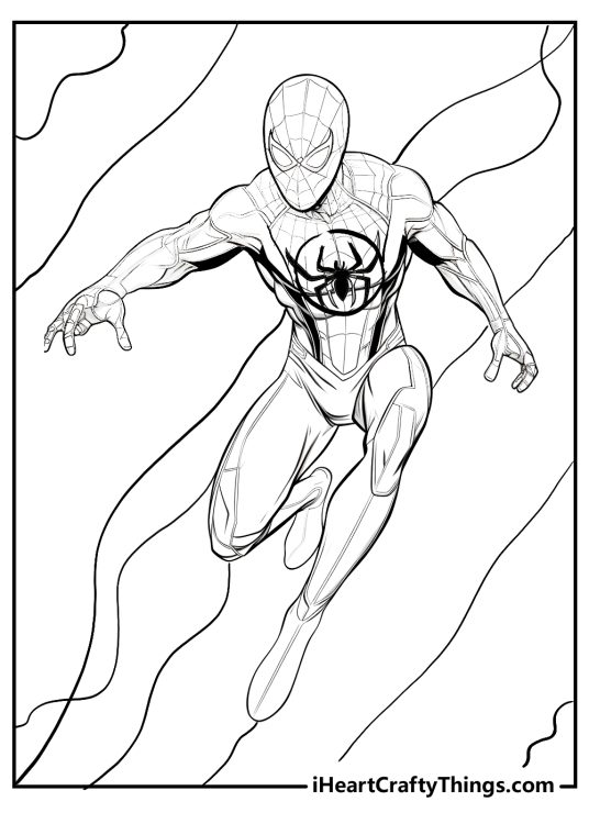 original miles morales coloring printable
