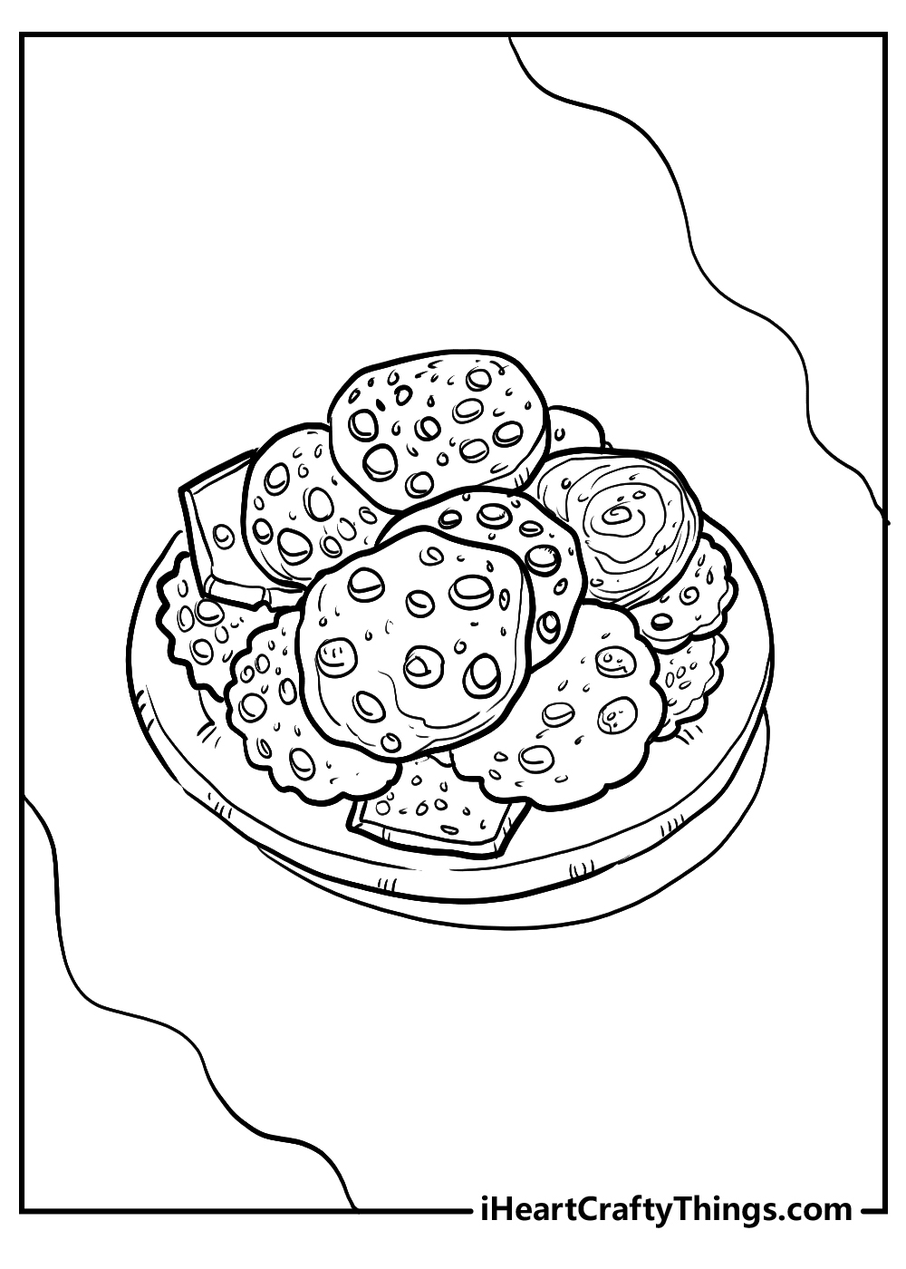 cookies coloring pages for adults