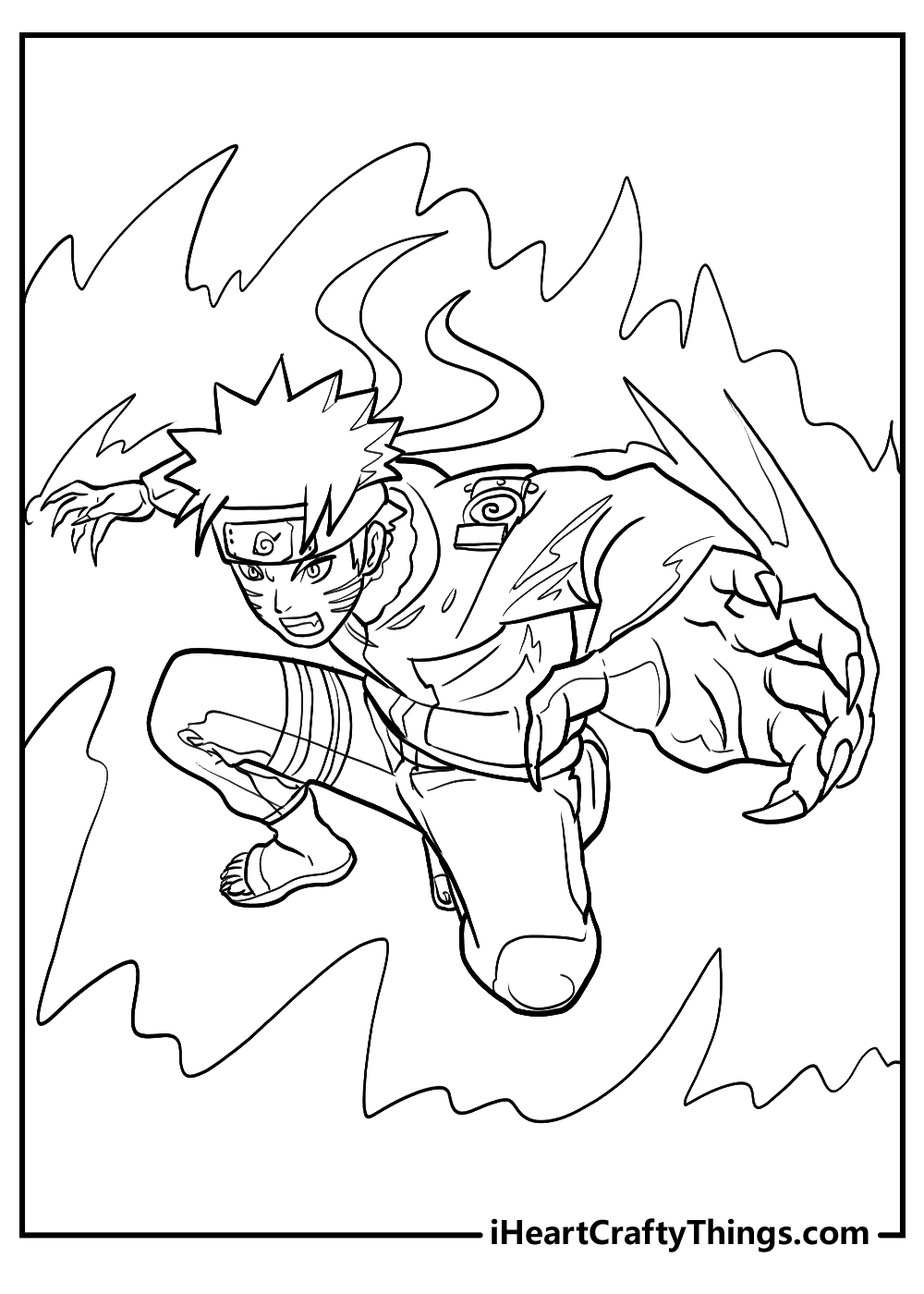 naruto coloring book