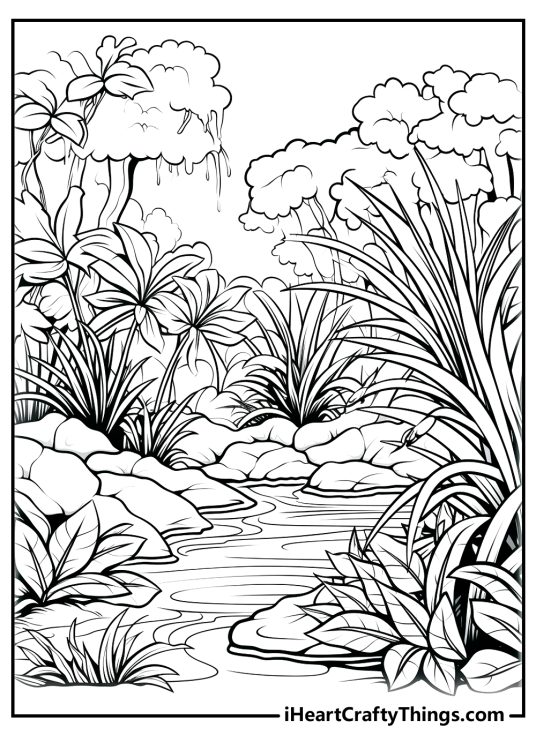 Printable Jungle Coloring Pages (Updated 2024)