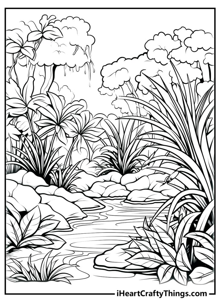 Printable Jungle Coloring Pages (updated 2024)