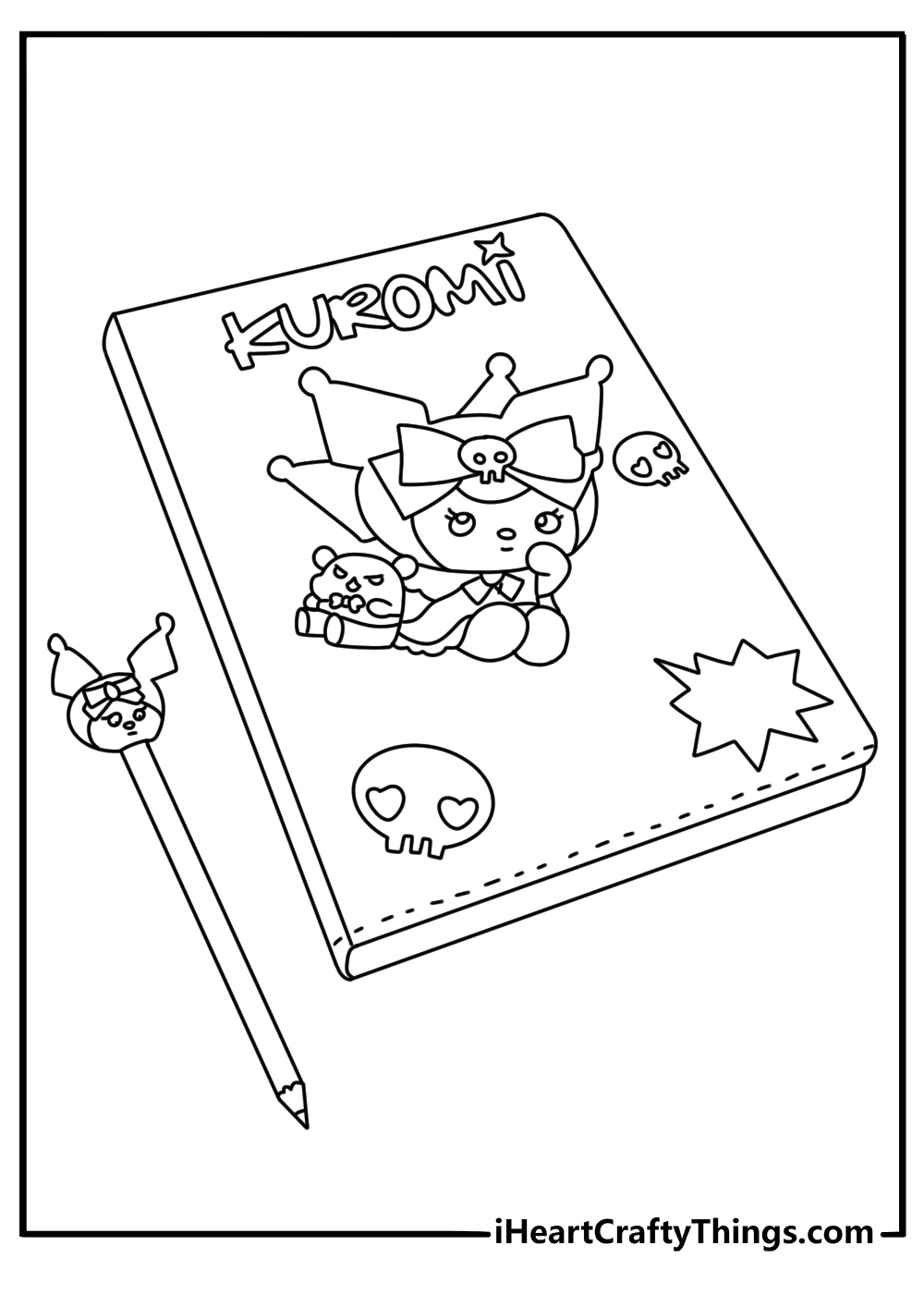 30 Free Kuromi Coloring Pages (Easy Printable PDF Sheets)