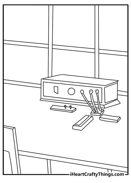 Titanic wireless room operator sending distress signal coloring sheet for kids