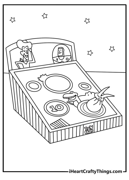 Toy Story Halloween coloring page