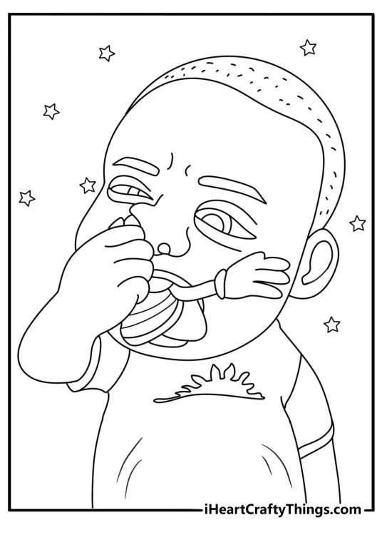 Toy Story daycare scene coloring page