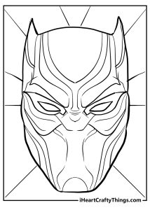 15 Black Panther Coloring Pages (Printable Easy Free PDFs)