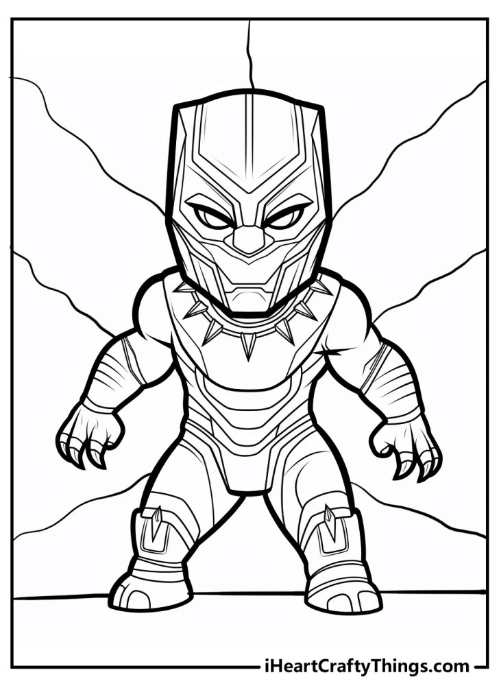 15 Black Panther Coloring Pages (Printable Easy Free PDFs)