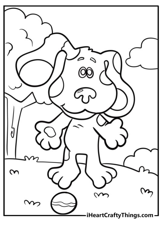 Blues clues coloring pages