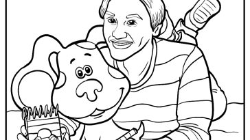 Blues clues coloring pages