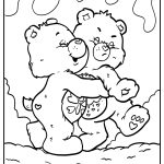 romantic care bears coloring pages