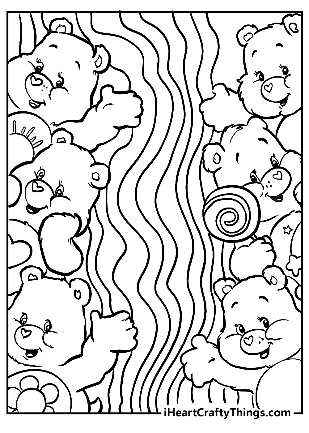 Care Bears Coloring Pages 50 Free Printables For Kids Care Bears Coloring Pages 50 Free Printables For Kids