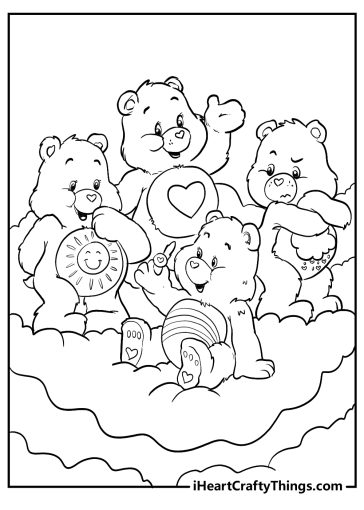 Care Bears Coloring Pages - I Heart Crafty Things