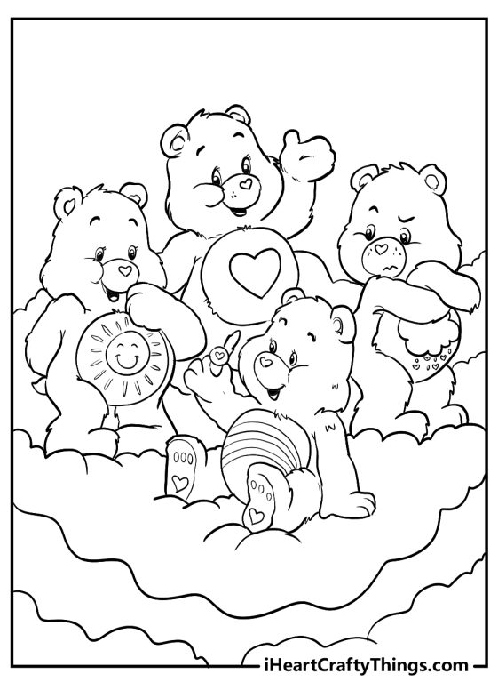 Care Bears Coloring Pages - I Heart Crafty Things