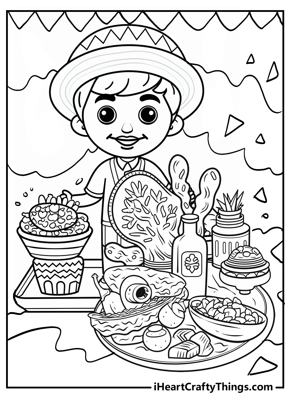 cinco de mayo coloring pages for adults