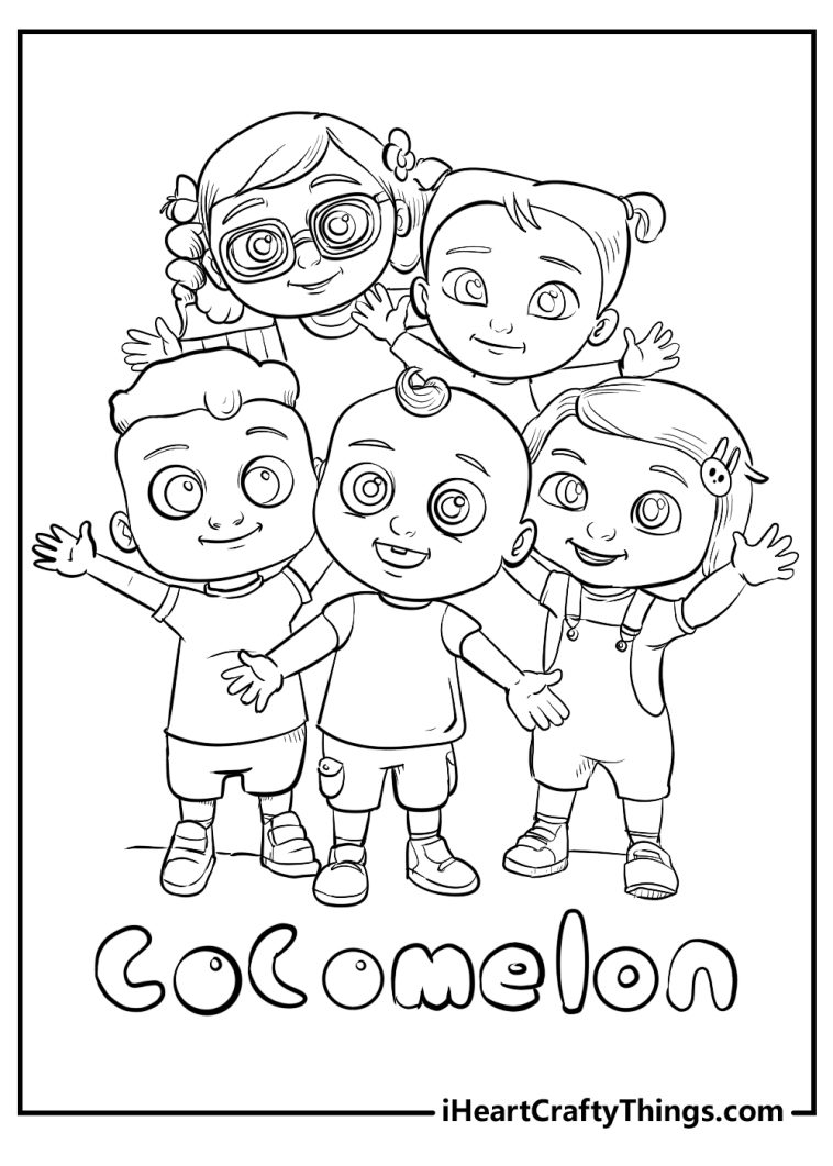 Printable Cocomelon Coloring Pages (Updated 2023)