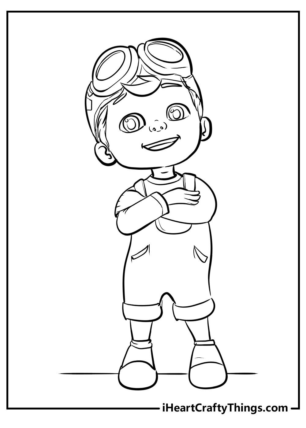 CoComelon Coloring Book Page  Coloring TomTom with Markers 