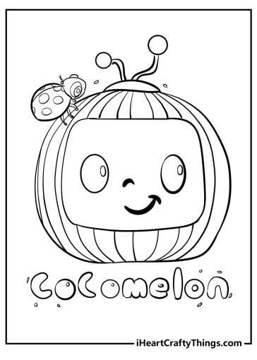 cocomelon logo coloring printable