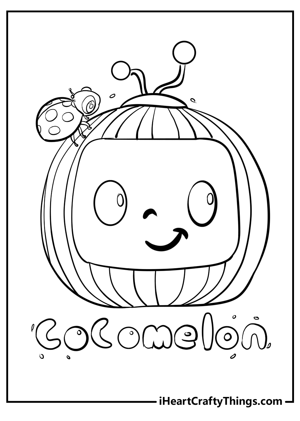 CoComelon Copy and Colour Book Childrens Colouring Pictures